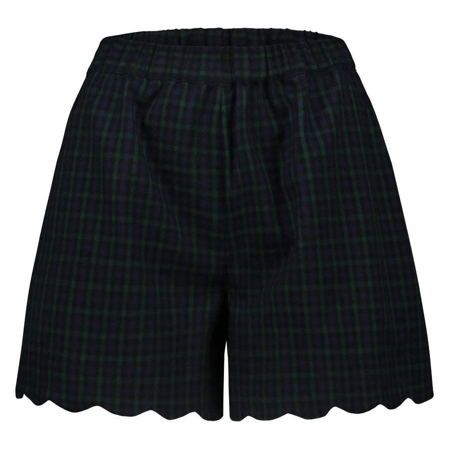 Short Tartan Verde e Blu