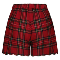 Short Tartan Rosso