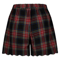 Short Tartan Nero