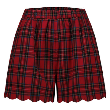 Short Tartan Rosso Quadretti