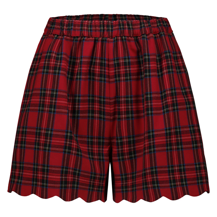 Short Tartan Rosso Quadretti